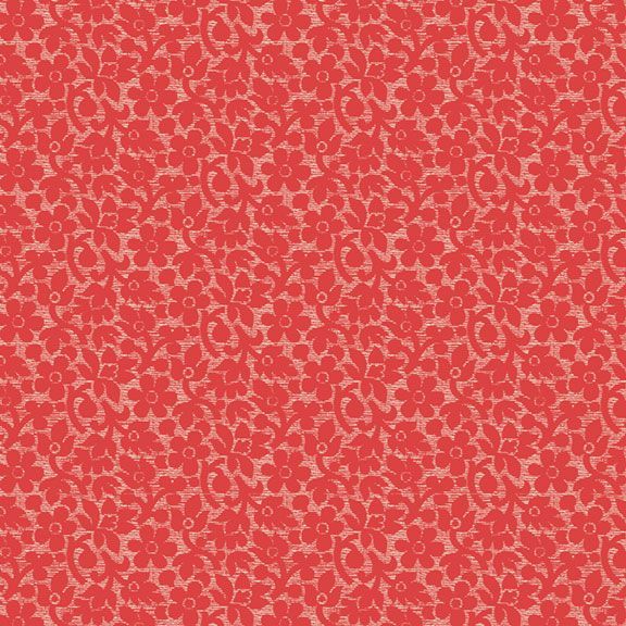 Sanibel Island Woven Flowers Red from Marcus Fabrics