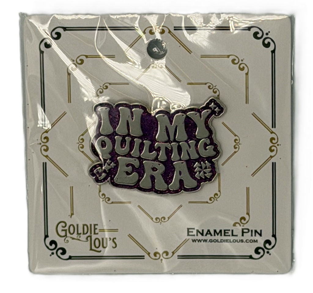 In my Quilting Era Enamel Pin by Goldie Lou's