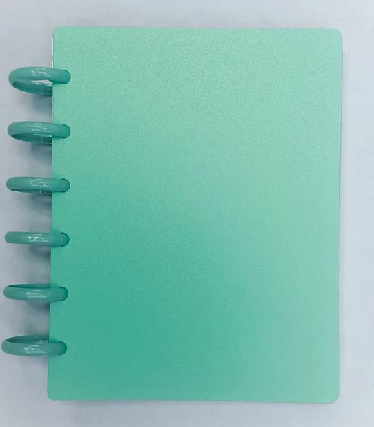 Discbound Villa Rosa Pattern Storage Binder in Teal from Running Doe Quilts