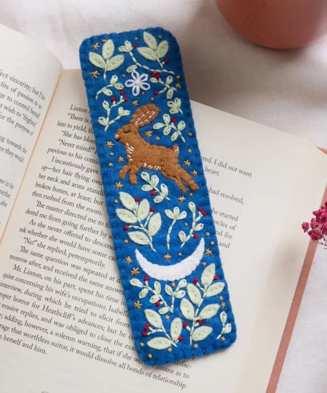 Hare Bookmark Felt Kit by Hawthorne Handmade