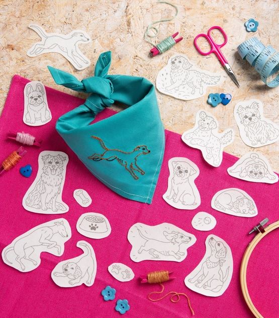 Embroidery Stick & Stitch Dog Days by Hawthorn Handmade
