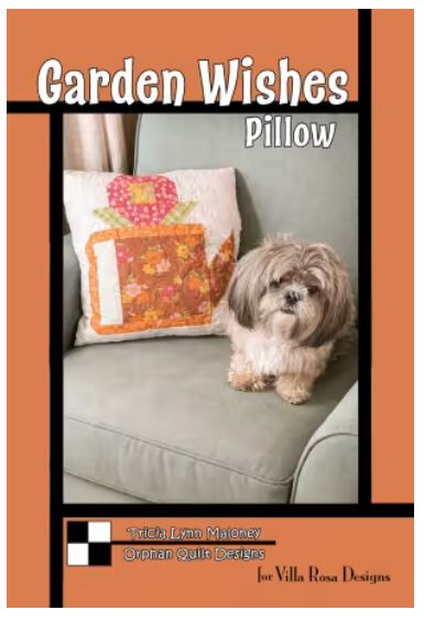 Garden Wishes Pillow from Villa Rosa Designs