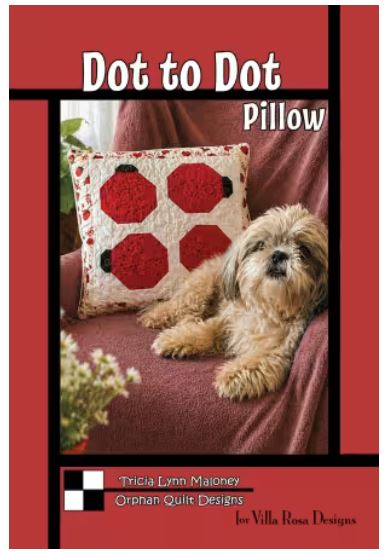 Dot to Dot Pillow by Orphan Quilts from Villa Rosa Designs