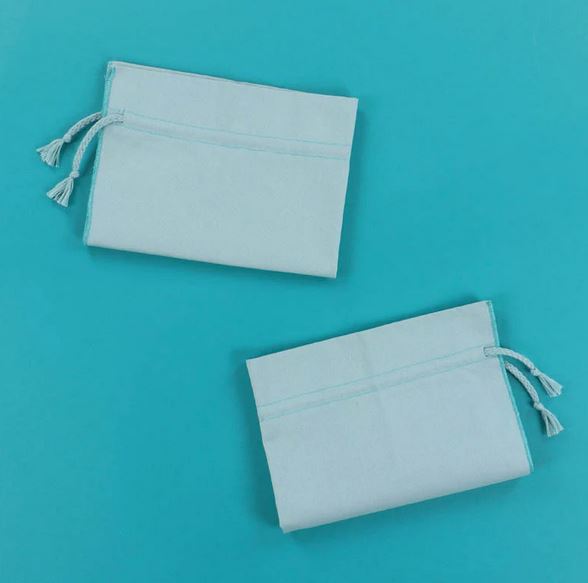 Kimberbell Cinch Sack Blank Storm Blue 2 Pack