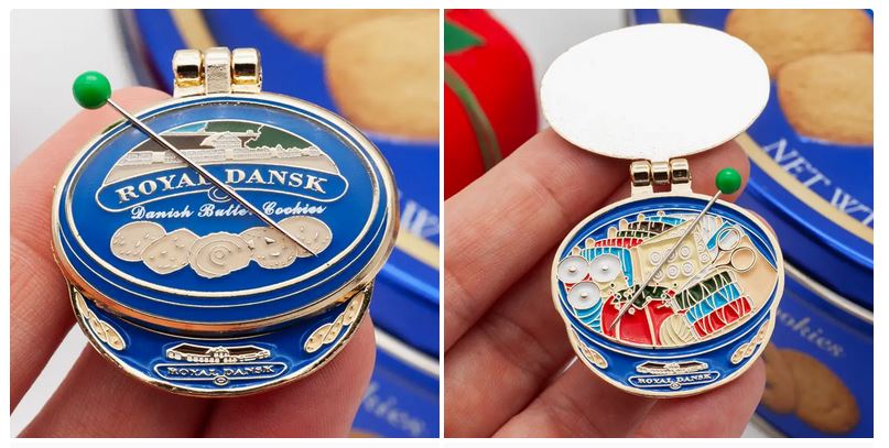 Grandma's Sewing Kit Hinge  Pin