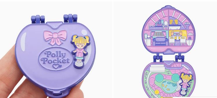 Polly Pocket Purple Compact Hinge Pin
