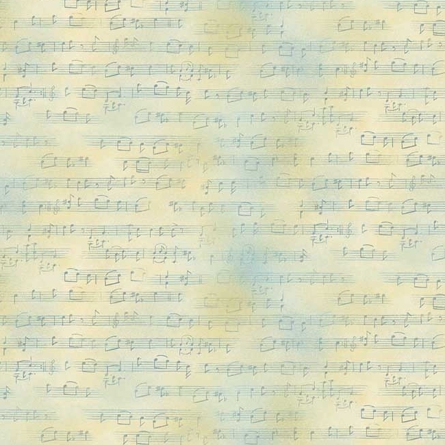 Awakenings Music Notes Pale Blue from Henry Glass