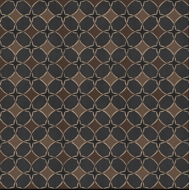 Coffee and Co Expresso Brown Coffee Tile from Lumin Fabrics