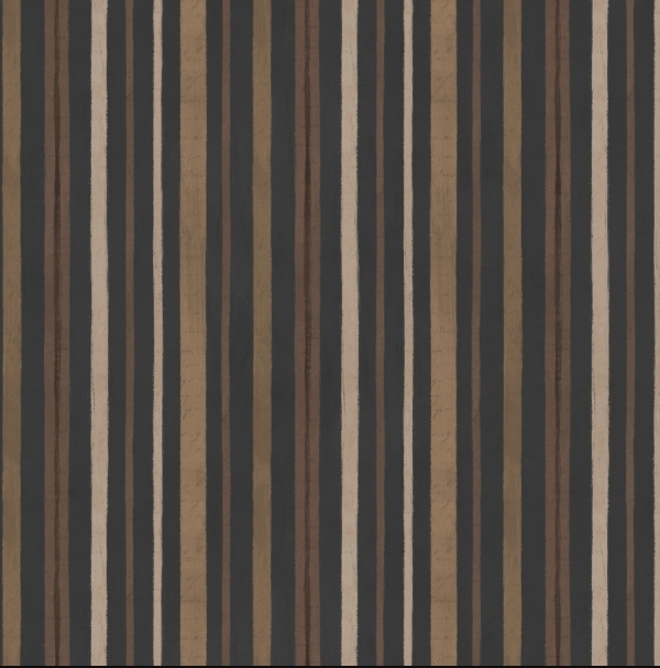 Coffee and Co Expresso, Brown and Tan Stripes from Lumin Fabrics