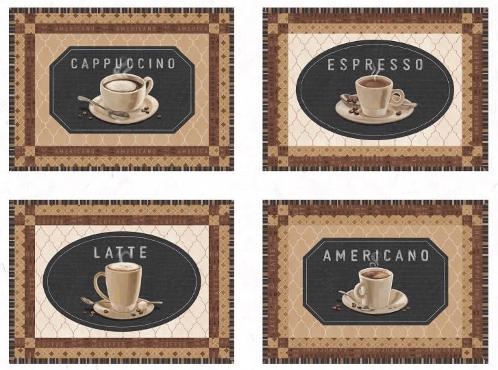 Coffee & Co Placemats Kit