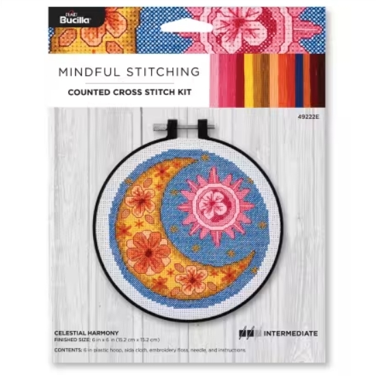 Cross Stitch Kit Celestial Harmony from Bucilla