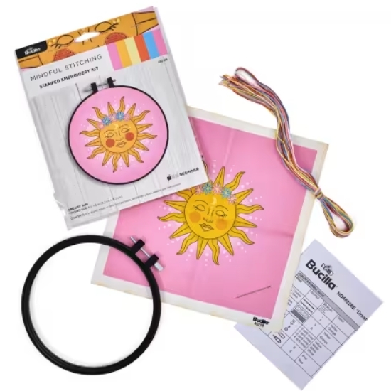 Stamped Embroidery Kit Dream Sun from Bucilla