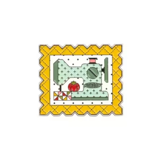 Quilting Bee Enamel Needle Minder from Lori Holt