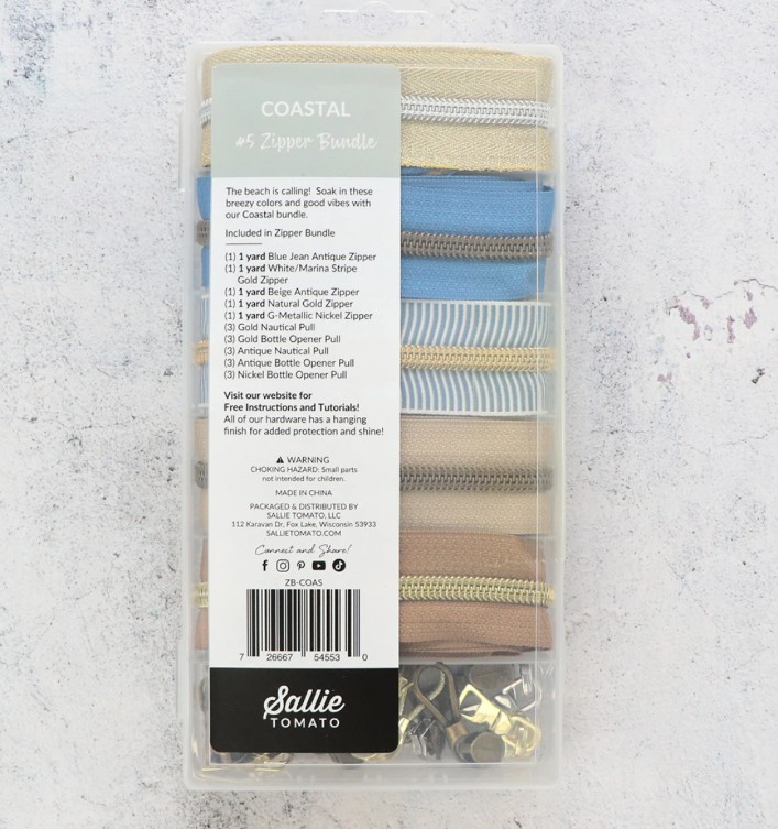 Zipper Bundle Coastal from Sallie Tomato