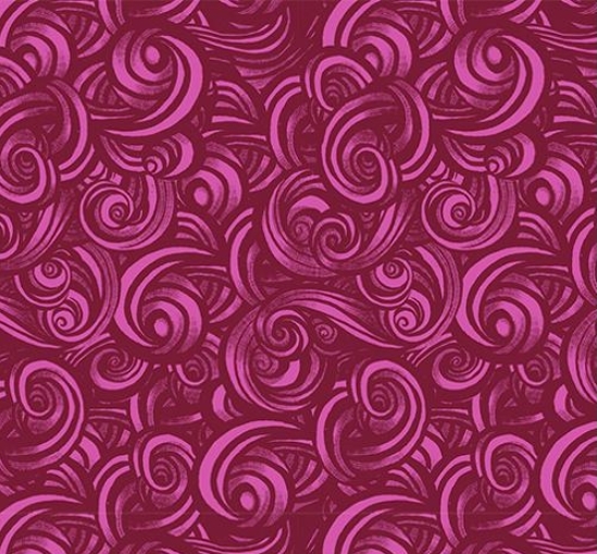 Fireglow Rose Swirls from Moda Fabrics