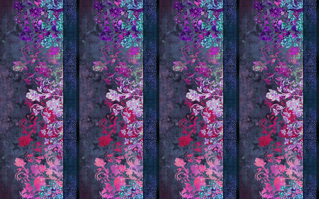 Evanescence Border Purple from In the Beginning Fabrics