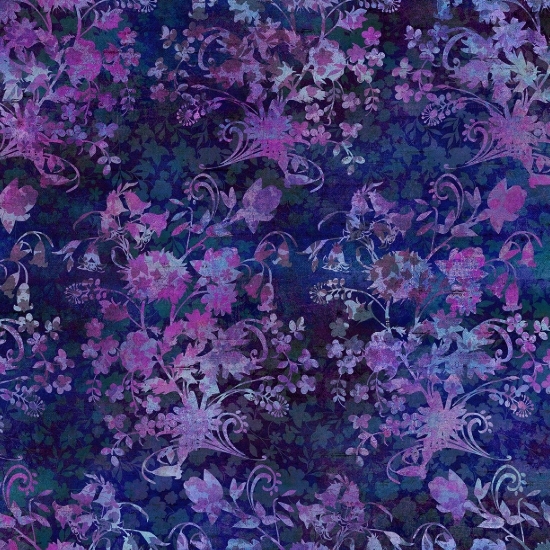 Evanescence Bouquet Purple from In the Beginning Fabrics
