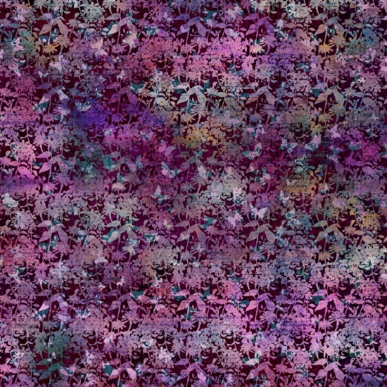 Evanescence Butterflies Magenta from In the Beginning Fabrics