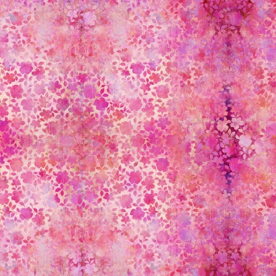 Evanescence Floral Vine Pink from In the Beginning Fabrics