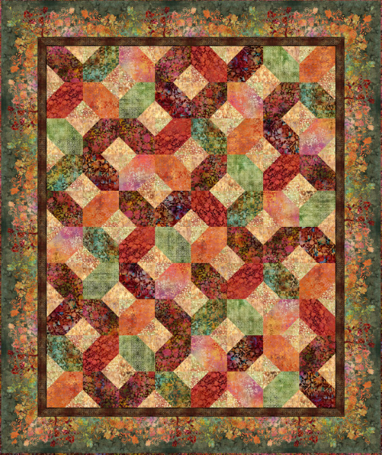 Evanescence Gemstone Quilt Pattern from In the Beginning Fabrics
