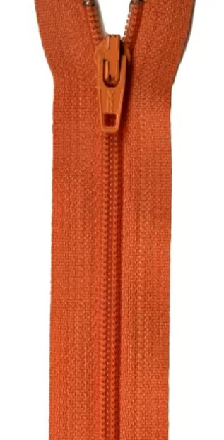 14" Zipper Size 3 Orange Peel from Atkinson Designs