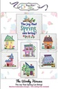 The Wonky Houses The Joy that Spring Can Bring Machine Embroidery Designs by Bruce Allen Designs