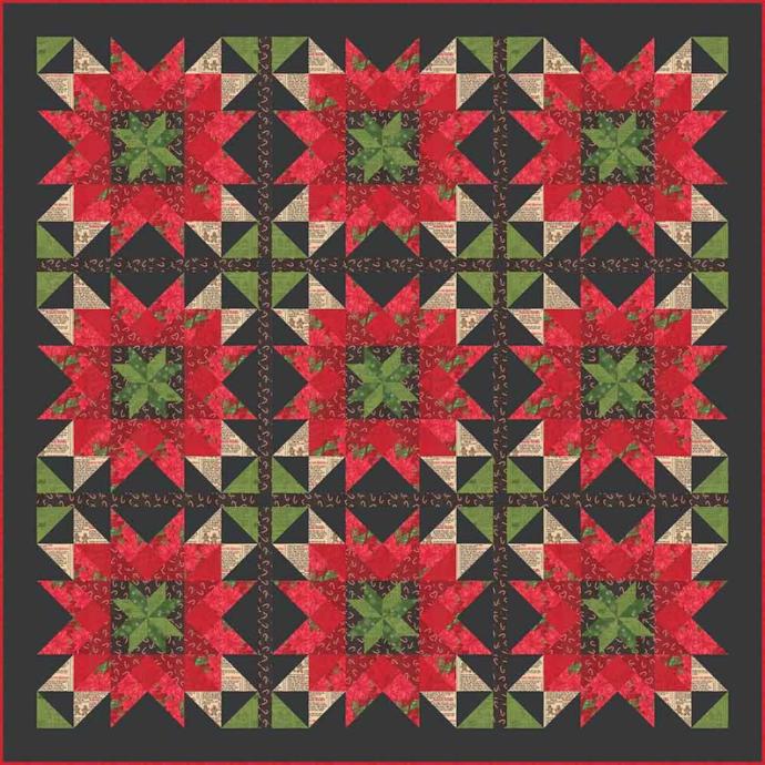 Holiday Flora Quilt by Moda