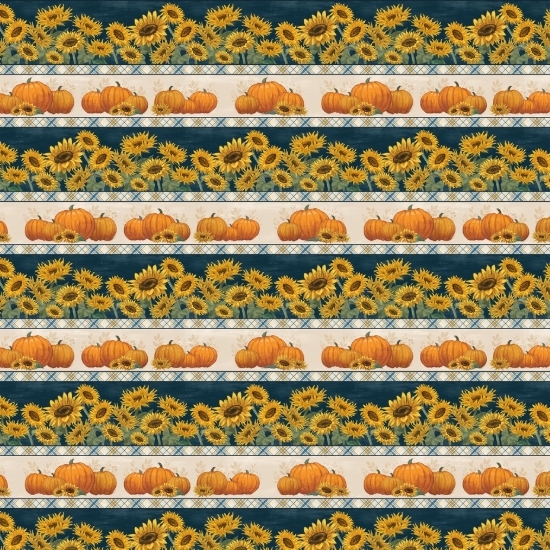Harvest Delight Repeating Stripe Multi from Lumin Fabrics