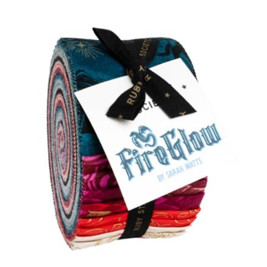 Fireglow Jelly Roll Ruby Star from Moda Fabrics