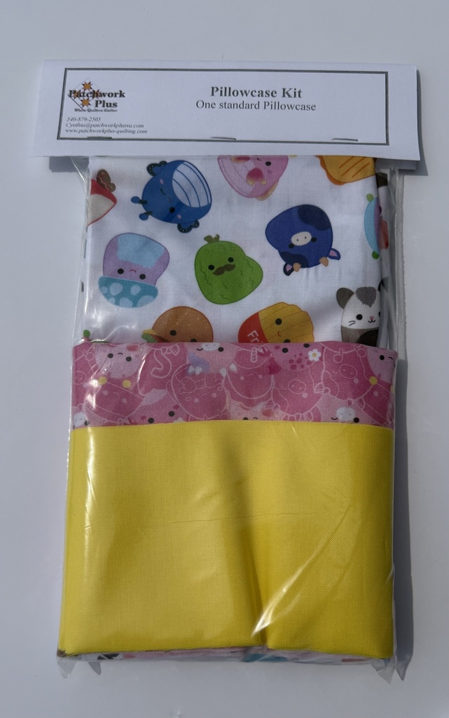Squishmallow Pink Pillowcase Kit