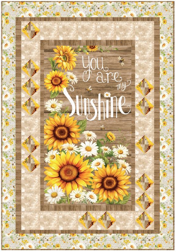 You are my Sunshine Quilt by Timeless Treasures