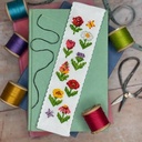Cottage Garden Cross Stitch Bookmark Kit