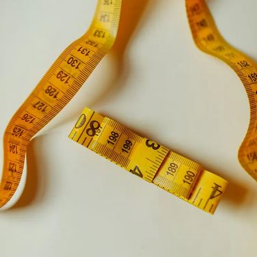Tape Measure Bow Hair Clip