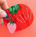 Tomato Pincushion French Barrette Hair Clip by Sarah Hearts