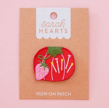 Tomato Pincushion Iron On Patch