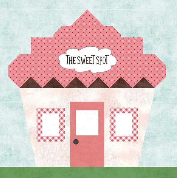 Our Town The Sweet Spot June Kit of the Month by Sandy Gervais for Riley Blake