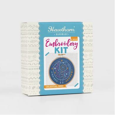 Celestial Bird Mini Embroidery Kit by Hawthorn Handmade