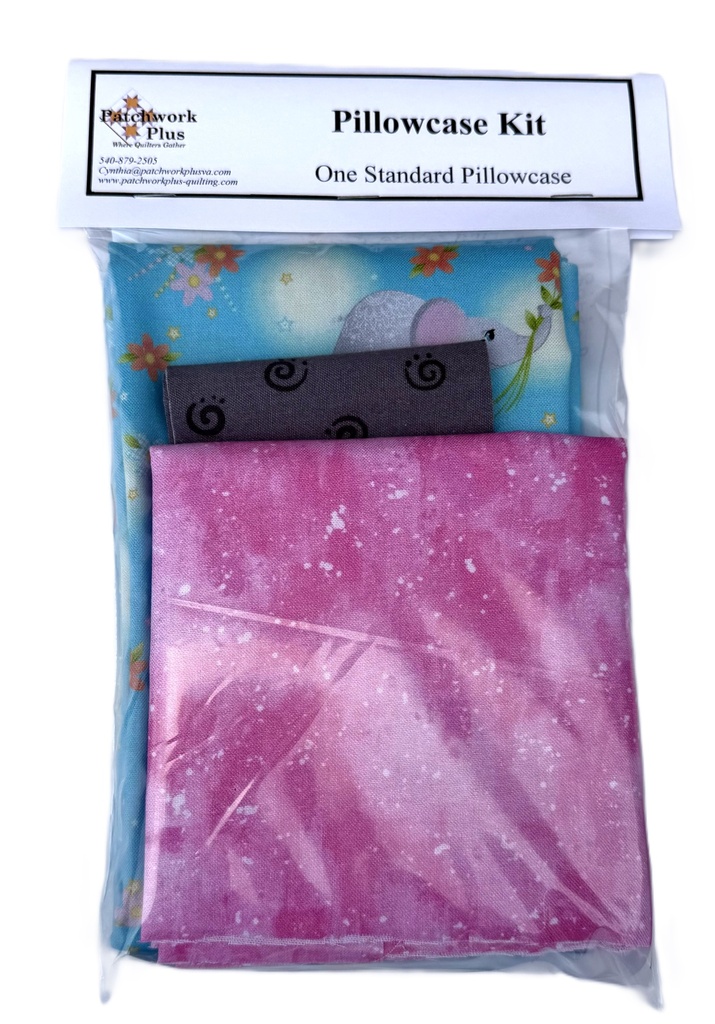 Blue Elephants Pillowcase