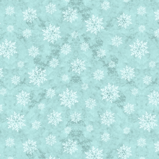 Snowy Greetings Blue Snowflakes from Lumin Fabrics