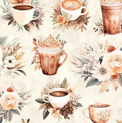 Mug Collection Quilt Backing Kit