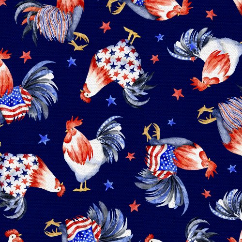 Boom Chicka Boom Chick Chick Boom Navy from 3 Wishes Fabric