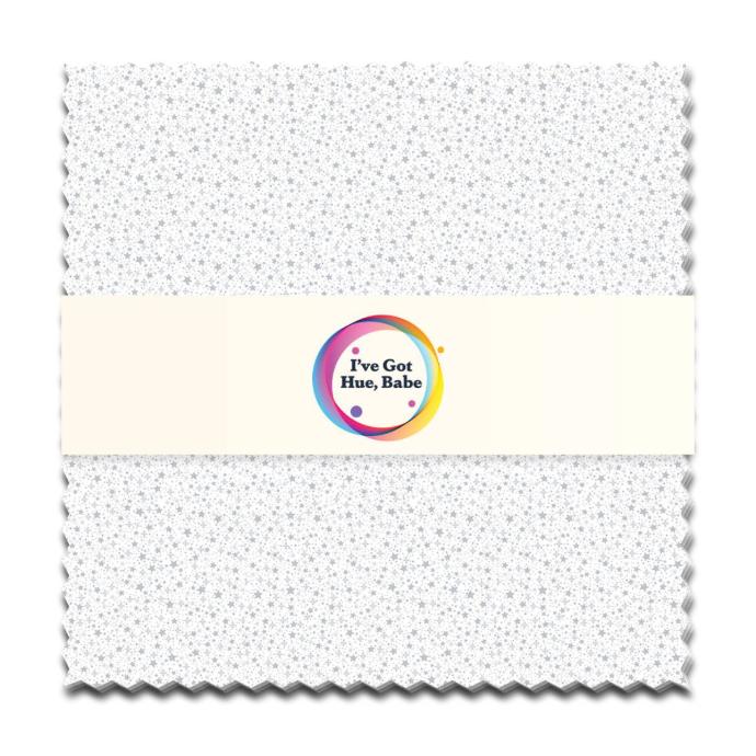 I've Got Hue Babe White Knight 5" Squares from Jaftex