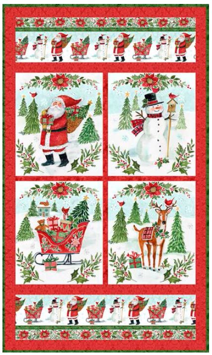 Snowy Greetings Wall Hanging
