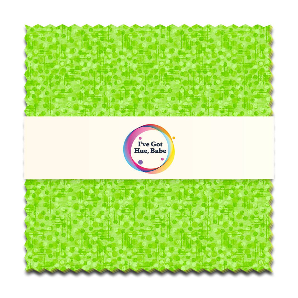 I've Got Hue Babe Green Giant 5" Squares from Jaftex