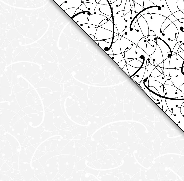 Ramblings 12 Allover White on White from P&B Textiles