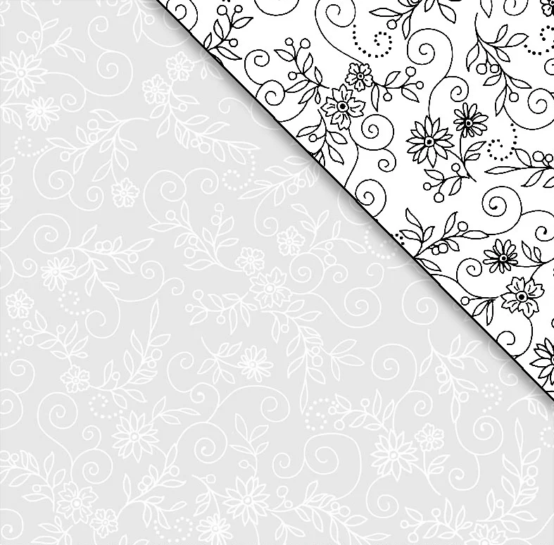 Ramblings 14 Floral Vine & Scroll from P&B Textiles