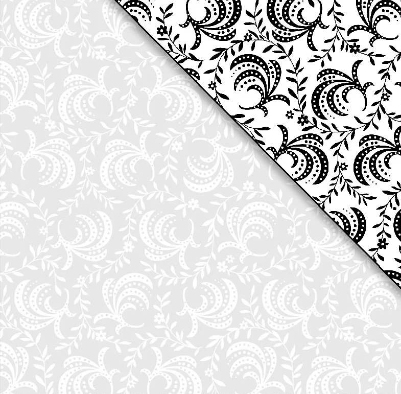 Ramblings 14 Fans White on White from P&B Textiles