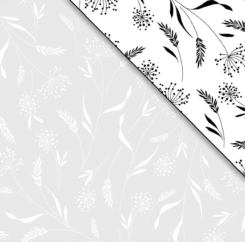 Ramblings 14 Delicate Springs White on White from P&B Textiles