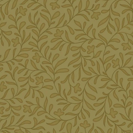 Cider Mill Harvest Vine Khaki Green from P&B Textiles