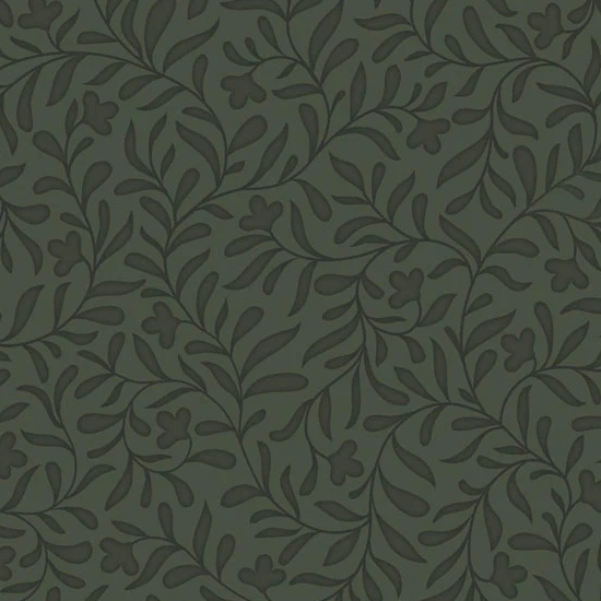 Cider Mill Harvest Vine Tonal Green from P&B Textiles